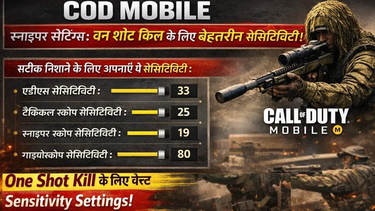 COD Mobile Sniper Settings